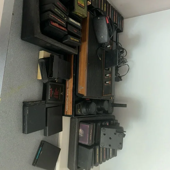 Vintage Atari Game Cartridge Collection